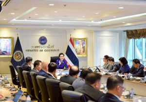 อธิบดีกรมทรัพย์สินทางปัญญา เข้าร่วมการประชุมหารือ ระหว่างรัฐมนตรีว่าการกระทรวงพาณิชย์ ( นางศุภจี สุธรรมพันธุ์ )