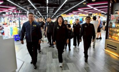 กรมทรัพย์สินทางปัญญา ผนึกกำลัง บก.ปอศ.  บุกตรวจการจำหน่ายสินค้าละเมิดทรัพย์สินทางปัญญากลางกรุงฯ