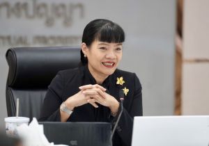 นางสาวพริ้วแพร ชุมรุม รองอธิบดีกรมทรัพย์สินทางปัญญา เป็นประธานฝ่ายไทยการประชุมระหว่างรอบ (Intersessional) ของกลุ่มเจรจาด้านทรัพย์สินทางปัญญาภายใต้การเจรจาจัดทำความตกลงการค้าเสรี (FTA)ไทย-สหภาพยุโรป (EU)ในประเด็นการคุ้มครองพันธุ์พืชใหม่ 