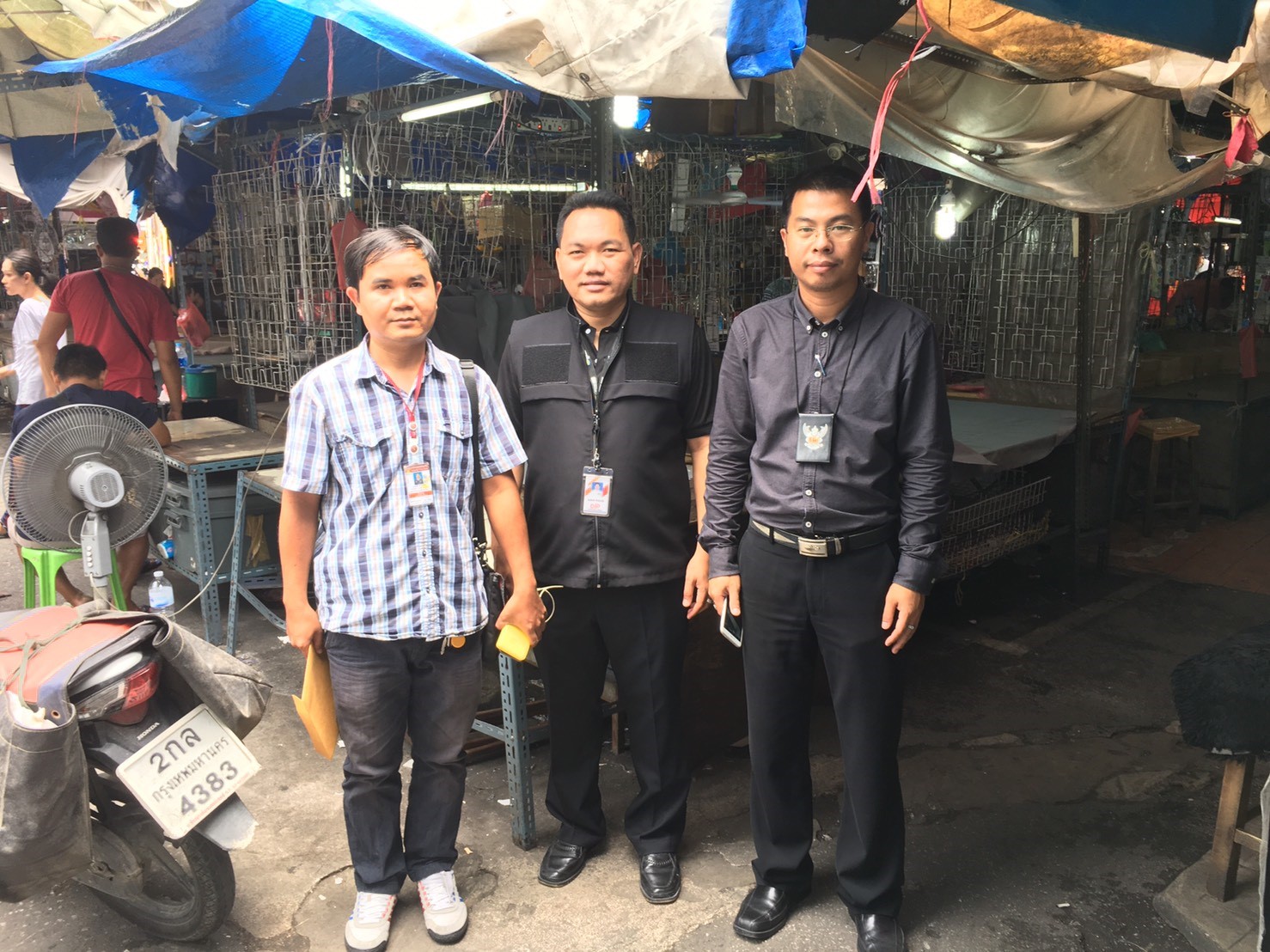 The DIP inspected Khlong Thom Market